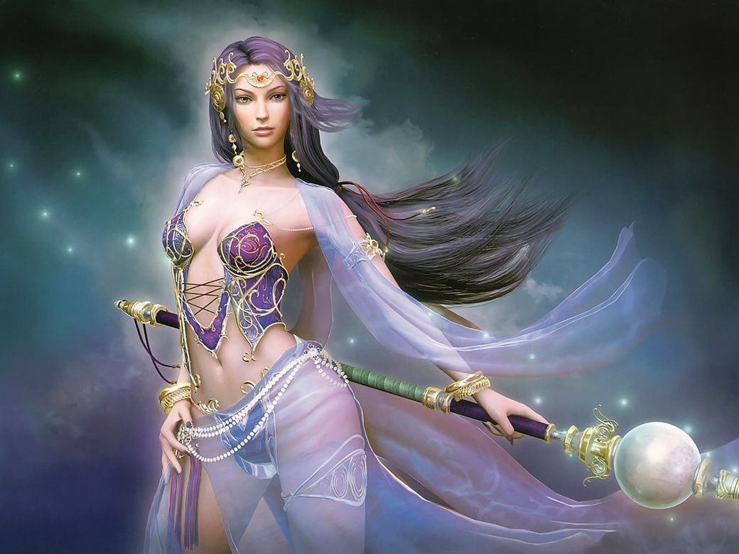 fond d'ecran gratuit elfes et anges