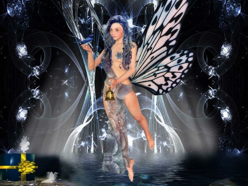 fond d'ecran gratuit elfes et anges